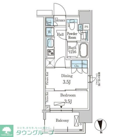 パークアクシス上野EASTの物件間取画像